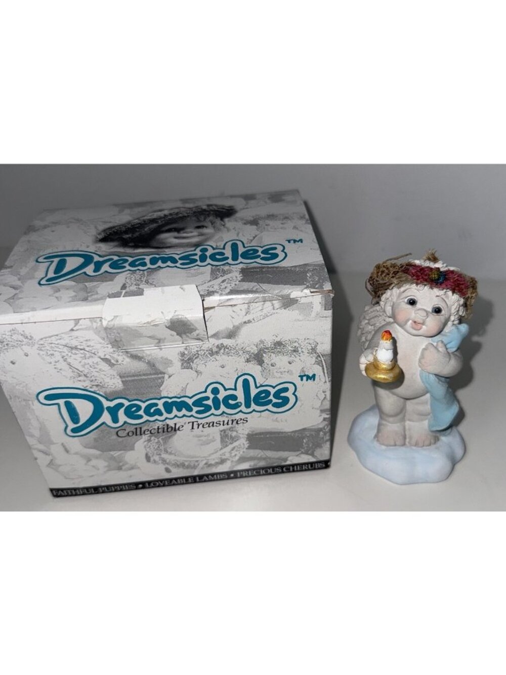 VINTAGE Dreamsicles Angel Day Figurine Time to Retire 1996 Cast Art Kristin 4"